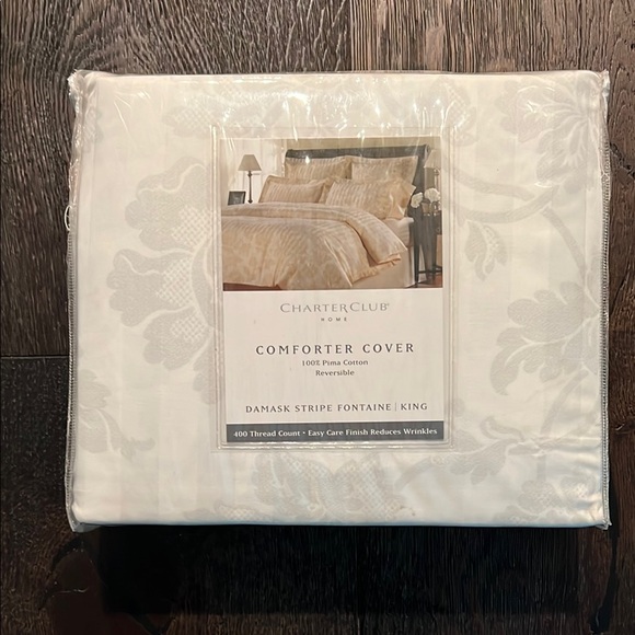 Charter Club Home White Comforter Cover
